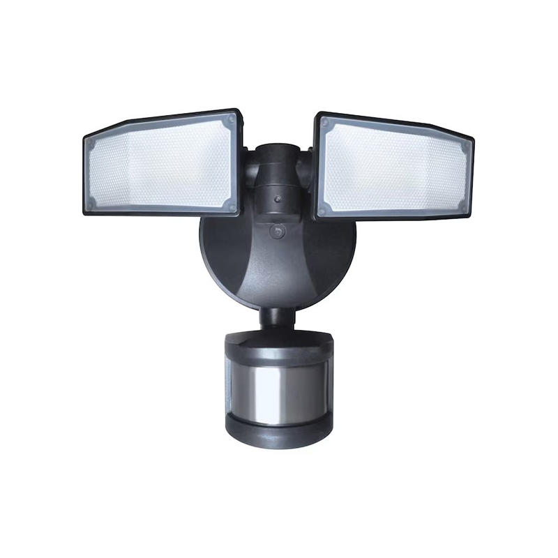 Dual head motion sensor outdoor security light YT-7201